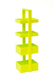 Mount Fuji 4 Tier Storage Caddy - Lime [Pack of 1]