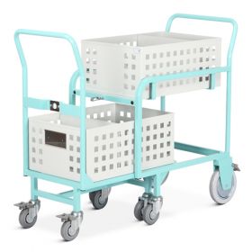 Bristol Maid Trolley - Medical Records - Transfer - Double Box - Duo