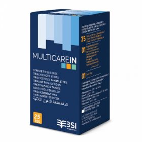 MultiCare IN Triglyceride Strips [Pack of 25]