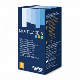 MultiCare IN Triglyceride Strips [Pack of 5]