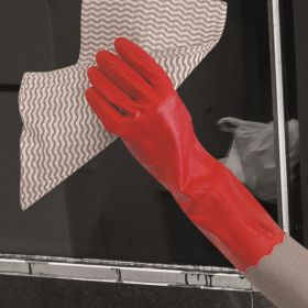 Pura Mediumweight PVC Glove Red EN374 Small [Pack of 1]