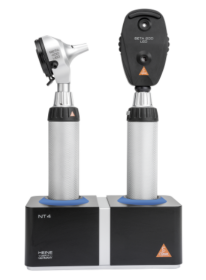 HEINE BETA Kit 3.5V - BETA 200 LED Ophthalmoscope + BETA 400 LED F.O. Otoscope + 2x BETA4 NT Rechargeable Handle + NT4 Table Charger [Pack of 1]