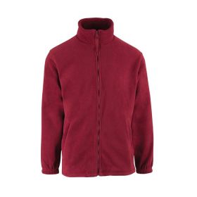 Unisex Fleece Jacket Burgundy Colour