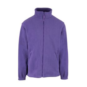 Unisex Fleece Jacket Purple Colour