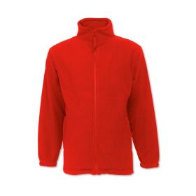 Unisex Fleece Jacket Red Colour