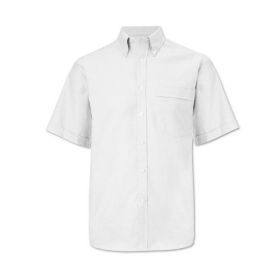 Men's Oxford Short Sleeved Shirt White Colour