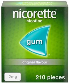 NICORETTE GUM ORIGINAL 2MG (210) [Pack of 210]