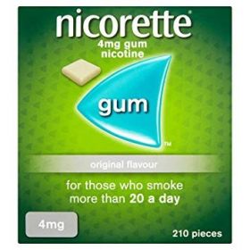 NICORETTE GUM ORIGINAL 4MG (210) [Pack of 210]