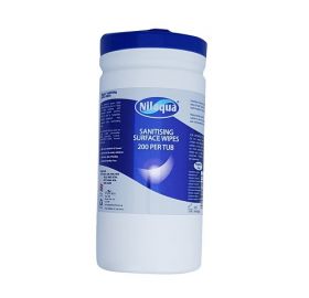 Nilaqua Surface Wipes, Canister [Pack of 200]