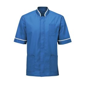 Men's Mandarin Collar Tunic Hospital blue Colour