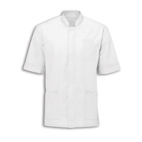 Men's Mandarin Collar Tunic White Colour