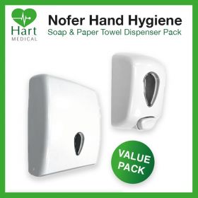 Nofer Commercial Soap & Towel Dispenser Pack [Pack of 1]