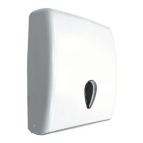 Nofer Commercial Wall Mounted Paper Towel Dispenser - White [Pack of 1]