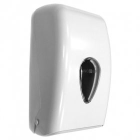 Nofer Commercial Wall Mounted Toilet Paper Dispenser - White [Pack of 1]