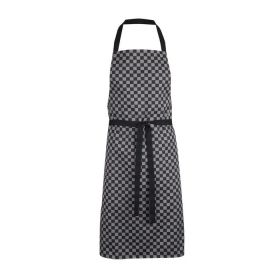 Check waterproof bib apron Black/grey Colour