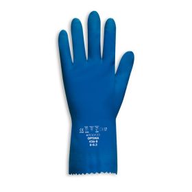 Optima Rubber Gloves Blue Colour