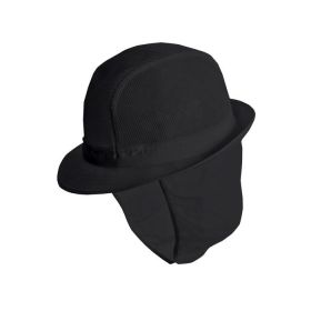 Trilby hat with snood