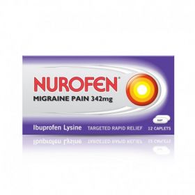 NUROFEN MIGRAINE PAIN 342MG [Pack of 12]