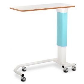 Bristol Maid Overchair Table - Height Adjustable - Laminate- Grey White