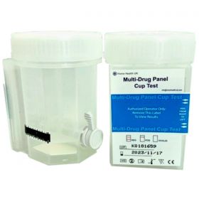 8 DRUG CUP TEST (COC/THC/OPI/AMP/MET/BZO/EDDP/BUP) [Pack of 25]
