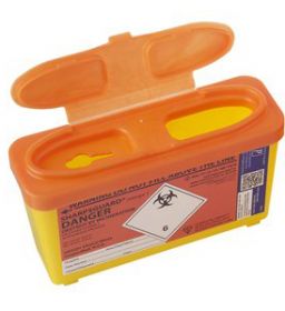 Sharpsguard Orange 1 litres - wide opening no web section