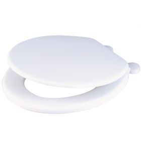 Paramount Contract Mouldwood Toilet Seat - White [Pack of 1]