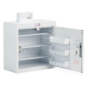 Bristol Maid Drug & Medicine Cabinet - 600 X 300 X 600mm - Light - Standard & Door Shelves - R/H Hinge