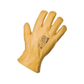 Leather Driving Gloves Natural Colour