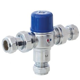 Pegler TX TMV2/3 Thermostatic Mixing Valve - 15mm [Pack of 1]