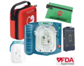 Philips HeartStart HS1 Semi Automatic Defibrillator with Soft Carry Case