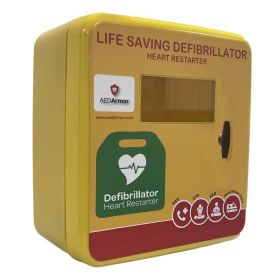 AED Armor Polycarbonate Outdoor No Lock Cabinet with heating [Pack of 1]