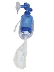 PRO-Breathe BVM Resuscitator Set, Disposable, Infant 280ml Bag with Size 0, 1 & 2 Masks