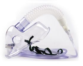 PRO-Breathe Oxygen Mask, 28% Venturi with Corrugated Tubing, Adult [Pack of 50]