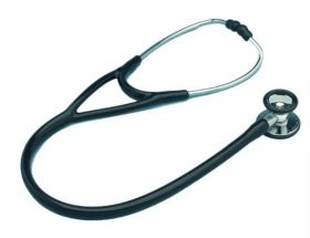 Proact Deluxe Series Dual Head Cardiology Stethoscope (Black)
