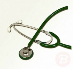 Proact Lightweight Single Head Nurses Stethoscope (Green)