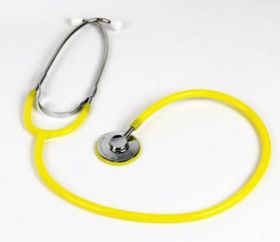 Proact Lightweight Single Head Nurses Stethoscope (Yellow)