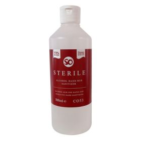 Sterile Hand Sanitiser 500ml [Pack of 12]