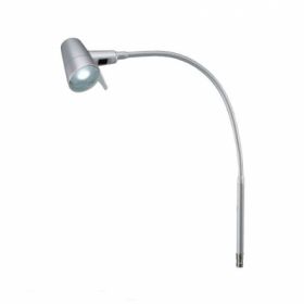 Provita Lamp With Flexible Gooseneck Arm, Short Version, Silver (LED)