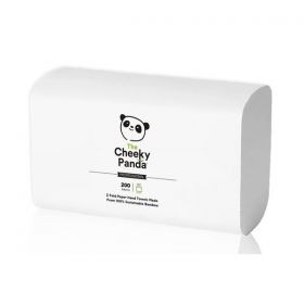Cheeky Panda Ultra Sustainable Flushable 100% Bamboo V Fold Hand Towels [Pack of 3200]