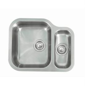 Reginox Double Undermount Sink - Left Handed [Pack of 1]