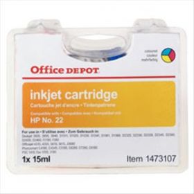 Inkjet Cartridge (cyan / magenta / yellow) for use with Hewlett Packard