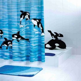 Ridder Orca Shower Curtain [Pack of 1]