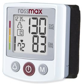 Rossmax Deluxe Wrist Blood Pressure Monitor [Pack of 1]
