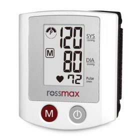 Rossmax Wrist Blood Pressure Monitor [Pack of 1]