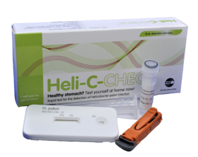 Heli-C-Check - Home Test Kit For Helicobacter pylori [Pack of 1]