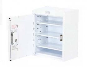 Bristol Maid Drug & Medicine Cabinet - 500 X 300 X 600mm - No Light - Deep Shelves - L/H Hinge
