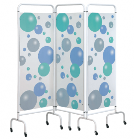 Three Panel Screen - Bubble Design [Pack of 1]
