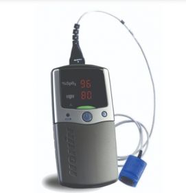 Nonin Palmsat 2500A Handheld Pulse Oximeter with Alarms Includes Adult Soft SpO2 Sensor and Carry Case