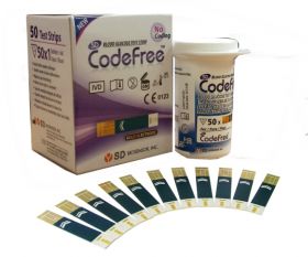 SD CODEFREE TEST STRIPS [Pack of 50]