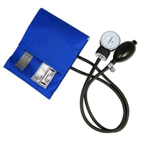Aneroid Syphygmomanometer with Medium Royal Blue Cuff and Dial